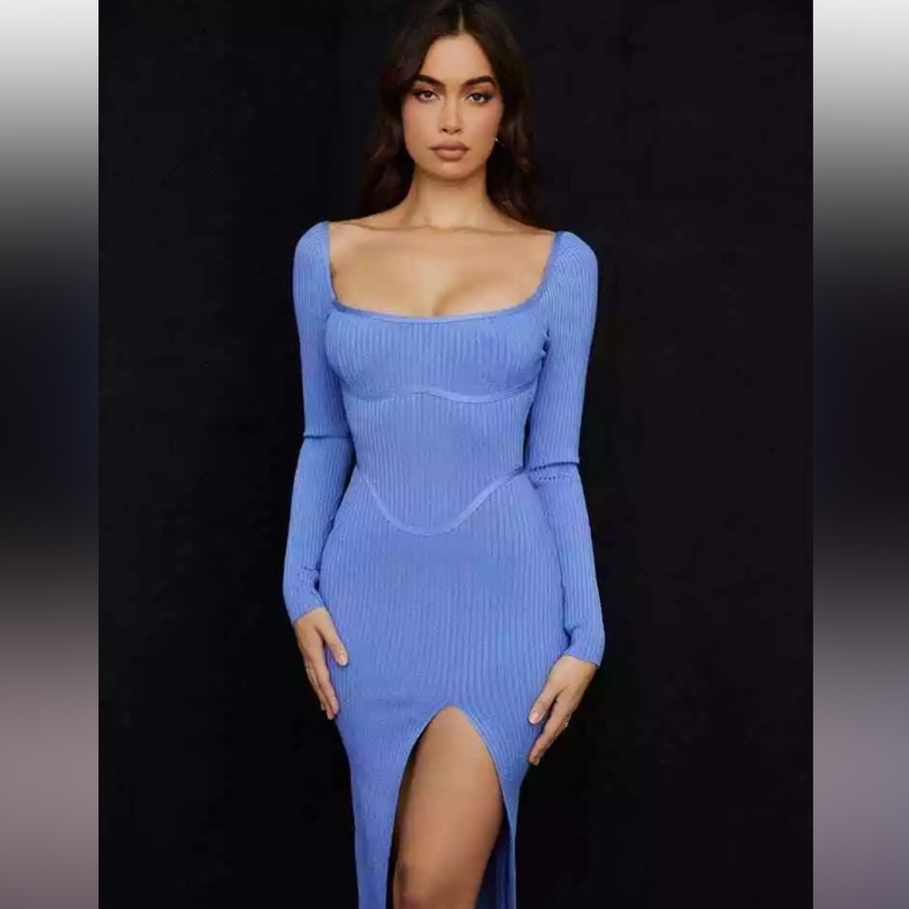 House of CB blue dress